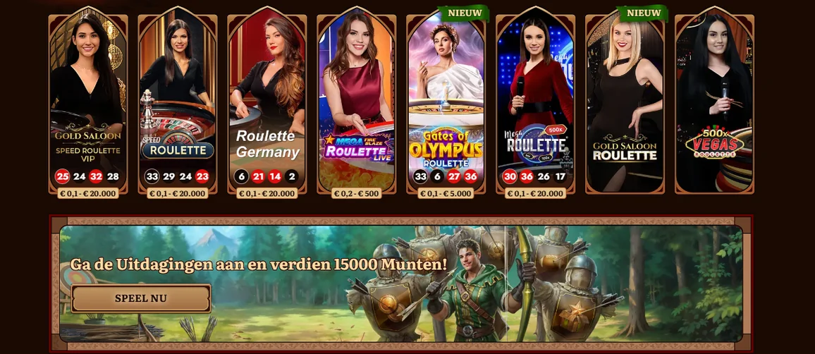 Win munten via uitdagingen